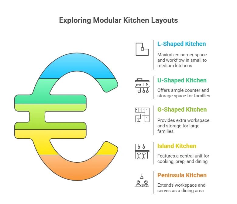 Modular Kitchen Layout Comparison