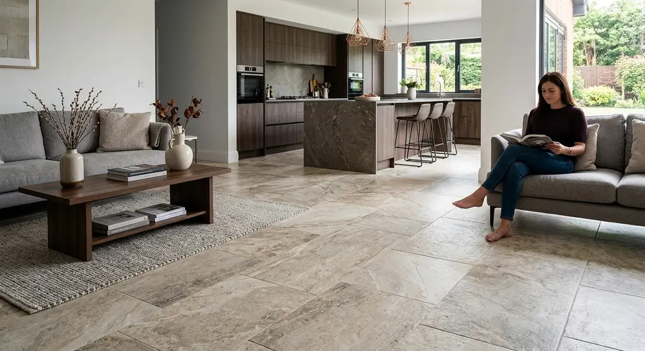 Why Stone Look Tiles Are Dominating Modern Interior Design in 2026