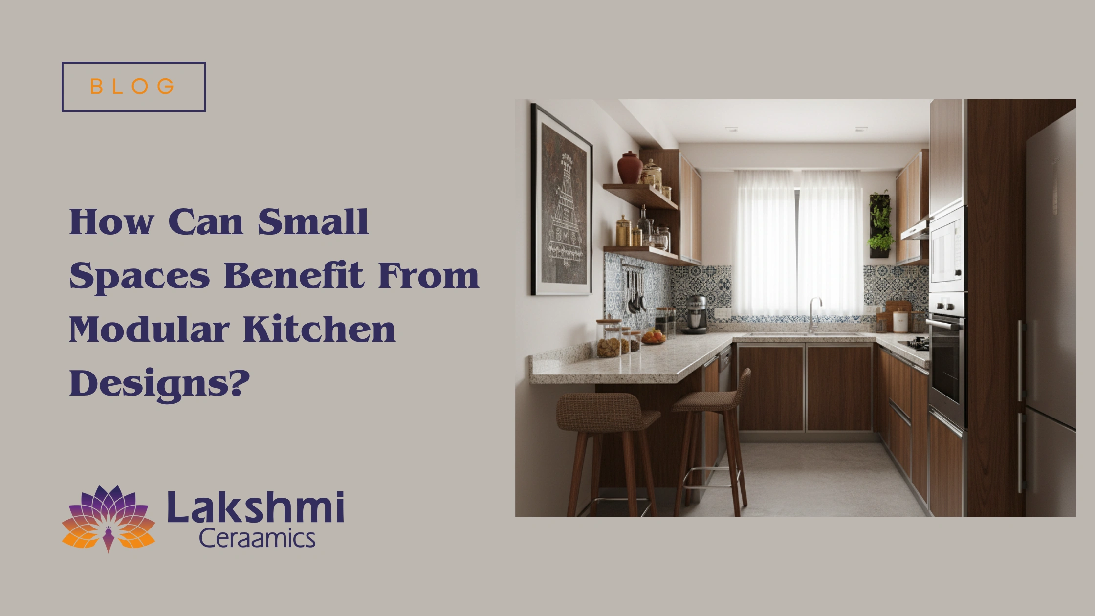 How Can Small Spaces Benefit From Modular Kitchen Designs?