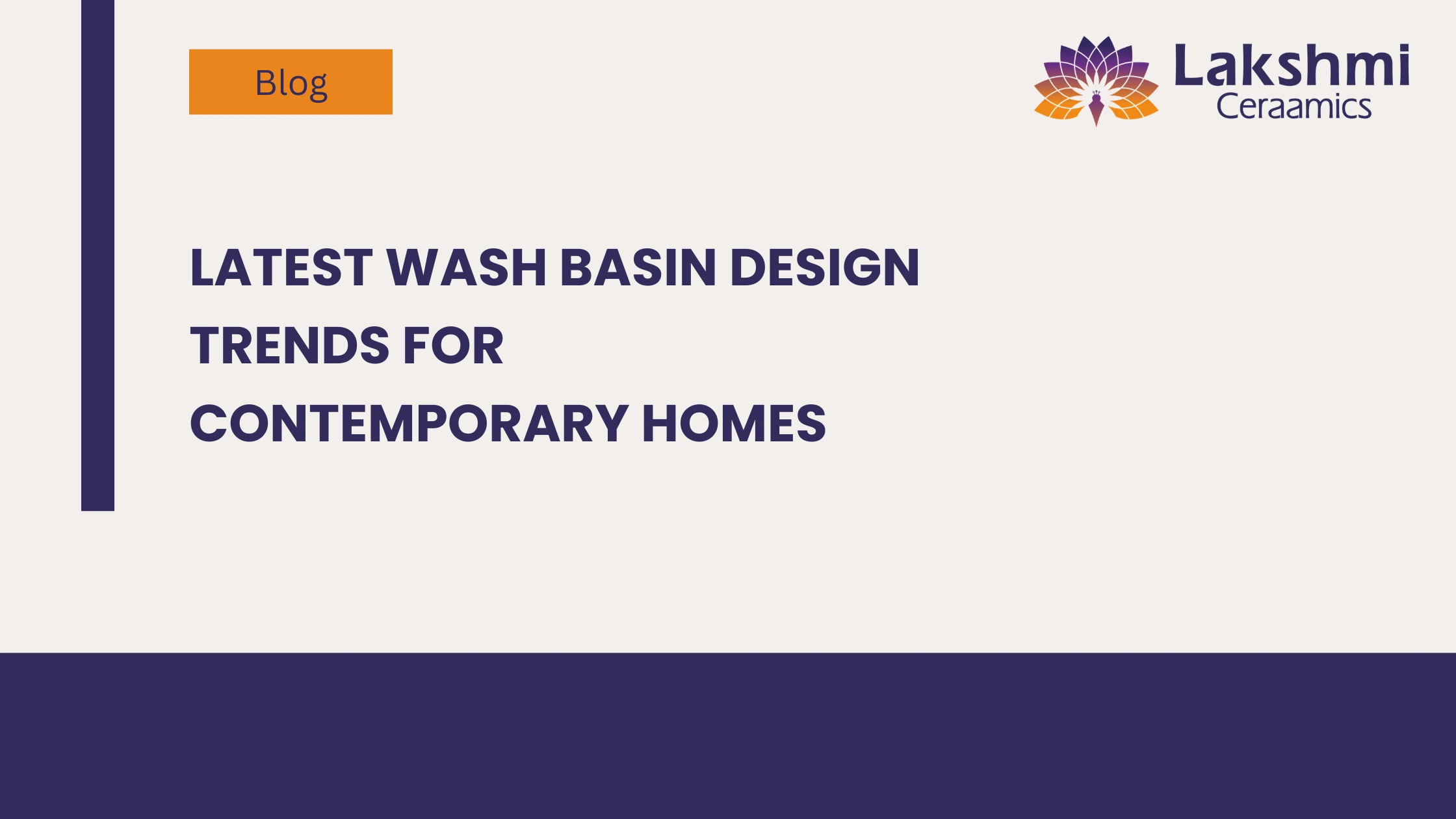 Latest Wash Basin Design Trends for Contemporary Homes