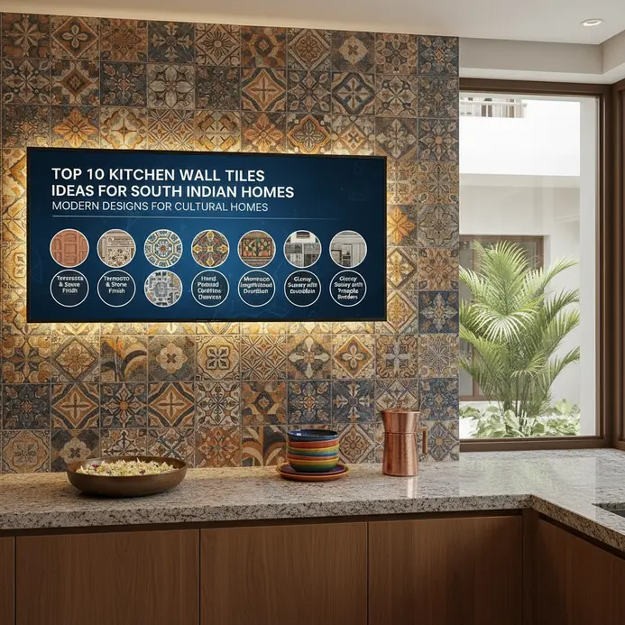 Top 10 Kitchen Wall Tiles Ideas for South Indian Homes