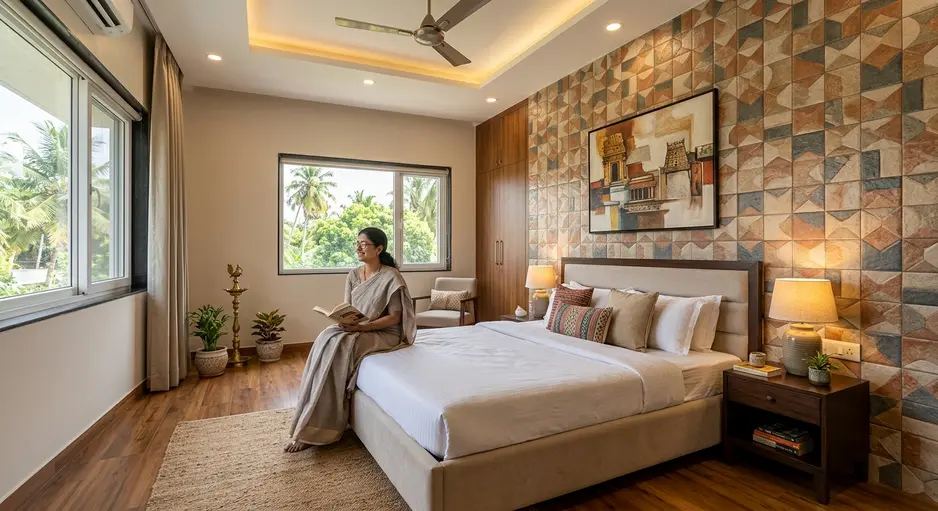 Applications of Bedroom Wall Tiles in Modern Homes