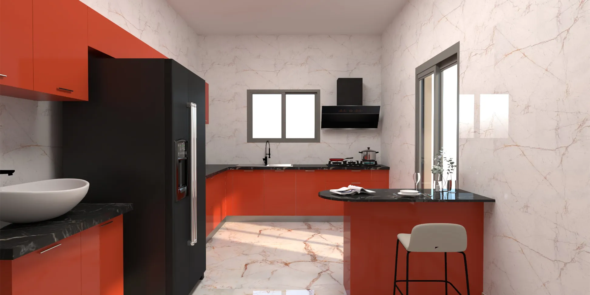 Marmalade Open Kitchen Design