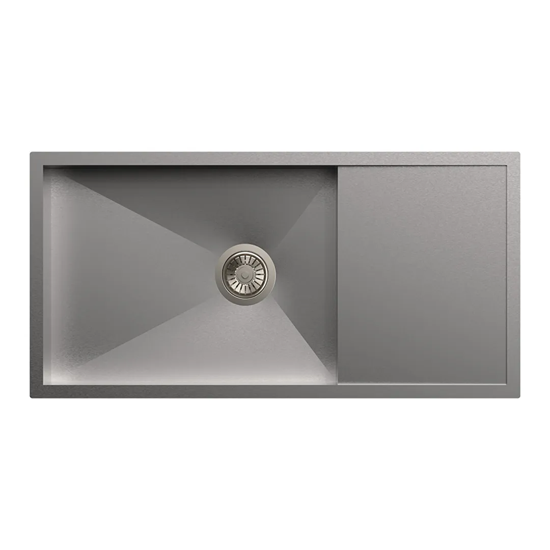 Quadro Single Bowl With Drainer