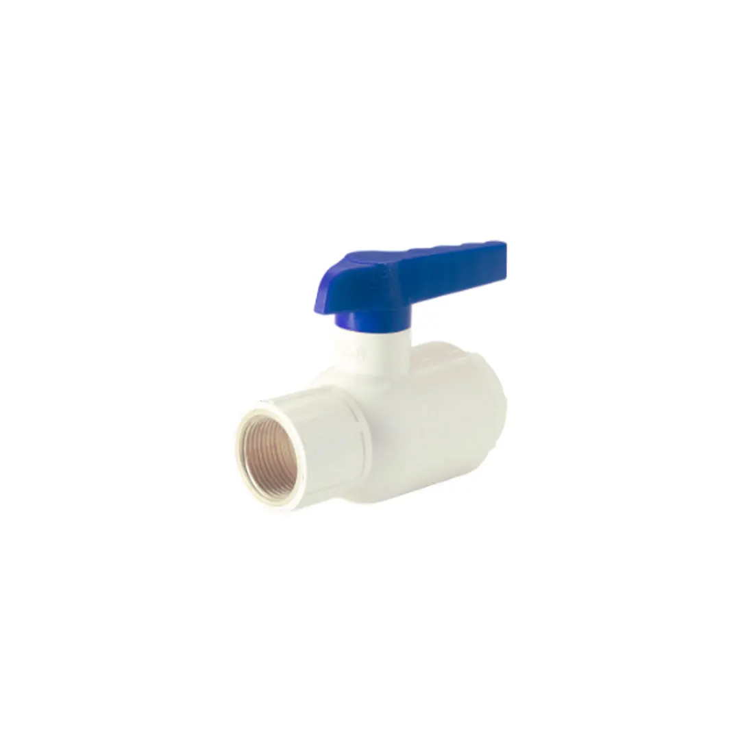 uPVC Aqualife Fitting Ball Valve Brass Threaded