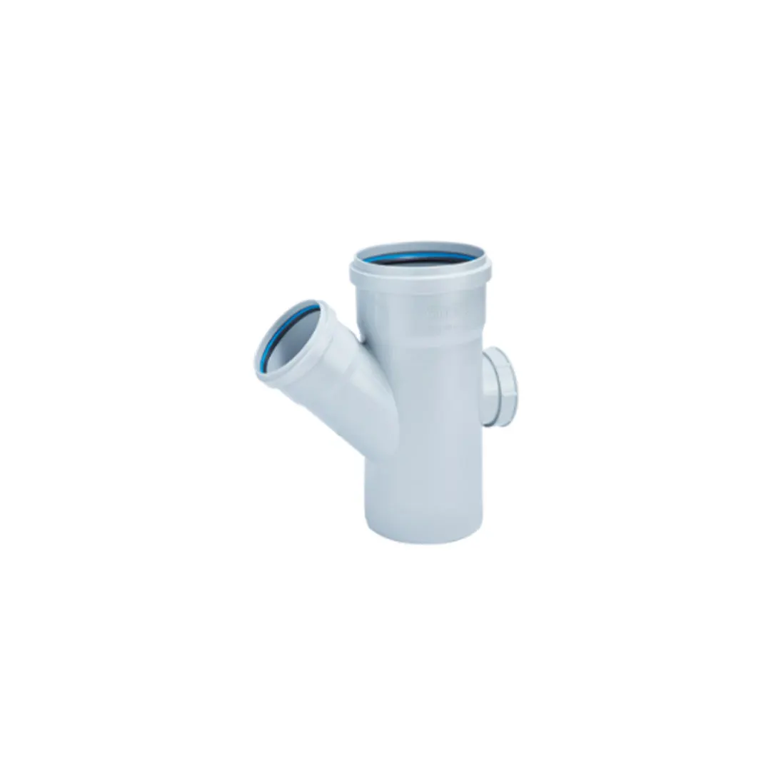 Silent SWR Pushfit Fitting Reducing Y with Door