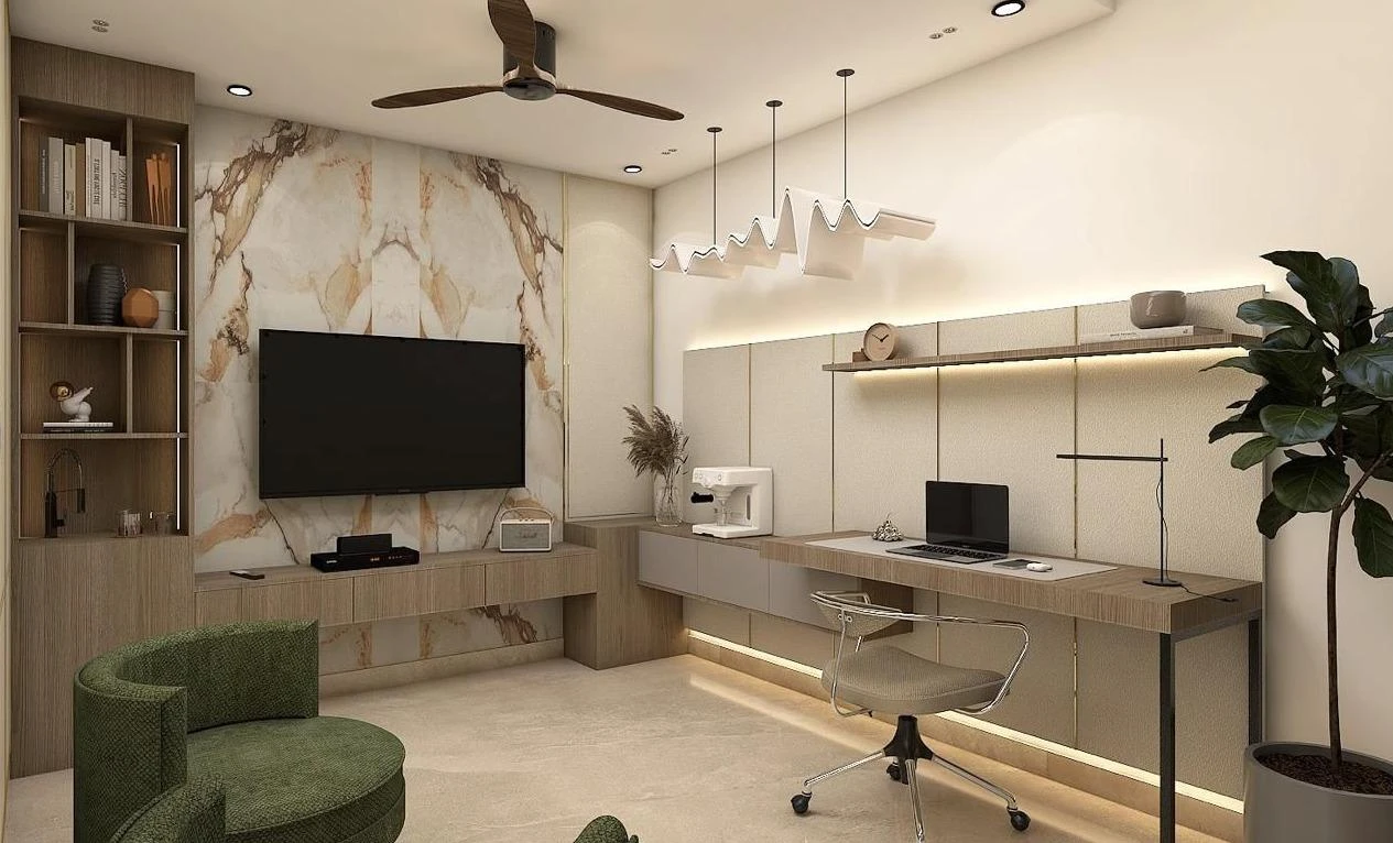 TV Unit with Study Table