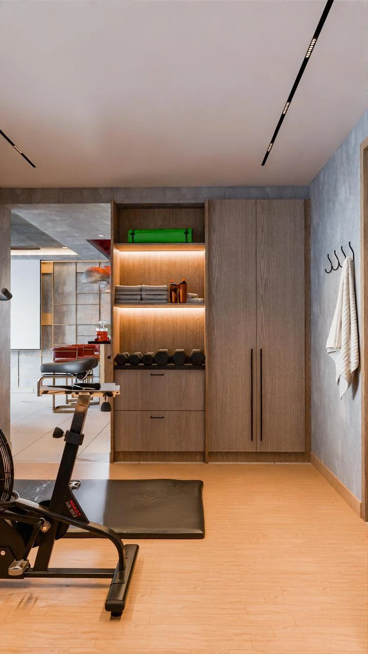 Gym area storage